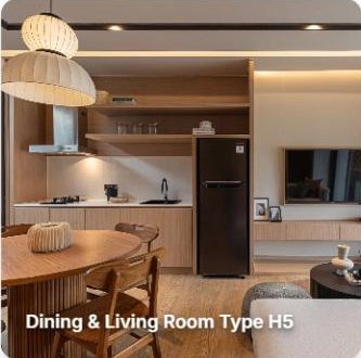 Asera Hoshi - Dining & Living Room — Tipe H5